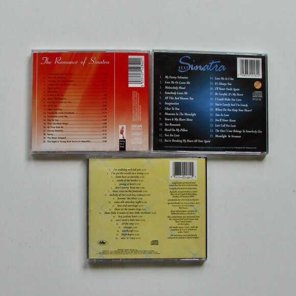 Frank Sinatra CDs Collector Series Sentimental Romance of Frank Sinatra  3 CDs - Picture 2 of 4